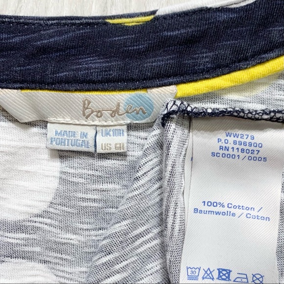 SOLD-Boden Polka Dot Navy Blue Sleeveless Tunic Dress - Picture 8 of 10